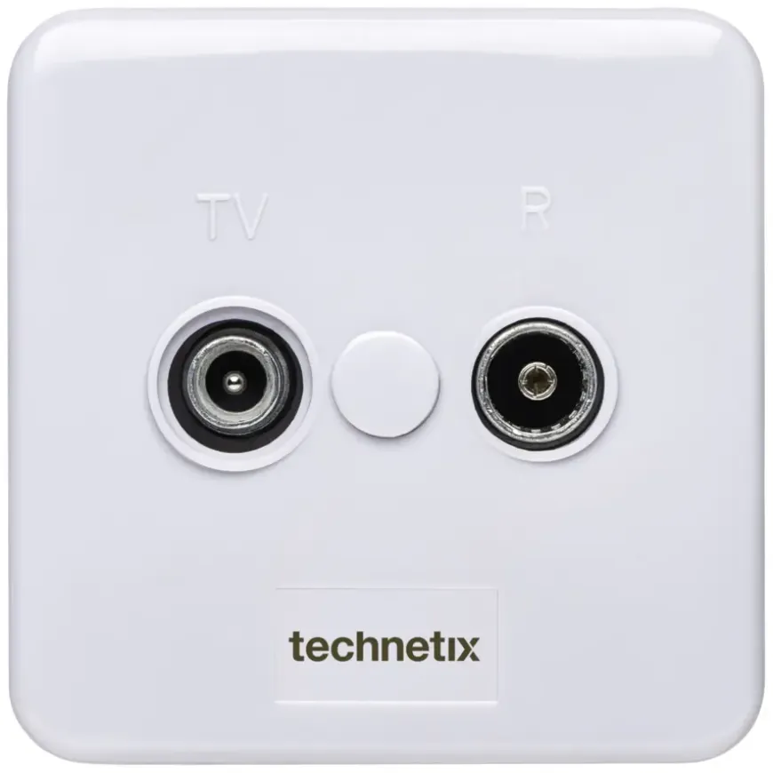 Technetix wandcontactdoos TRAS-2000 Radio / TV (Ziggo gecertificeerd)