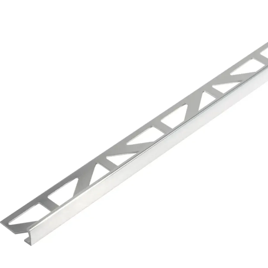 Geen Tegelprofiel haaks aluminium zilver 12,5 mm 300 cm