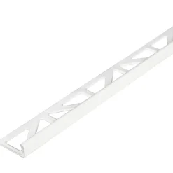 Geen Tegelprofiel haaks aluminium wit 8 mm 300 cm