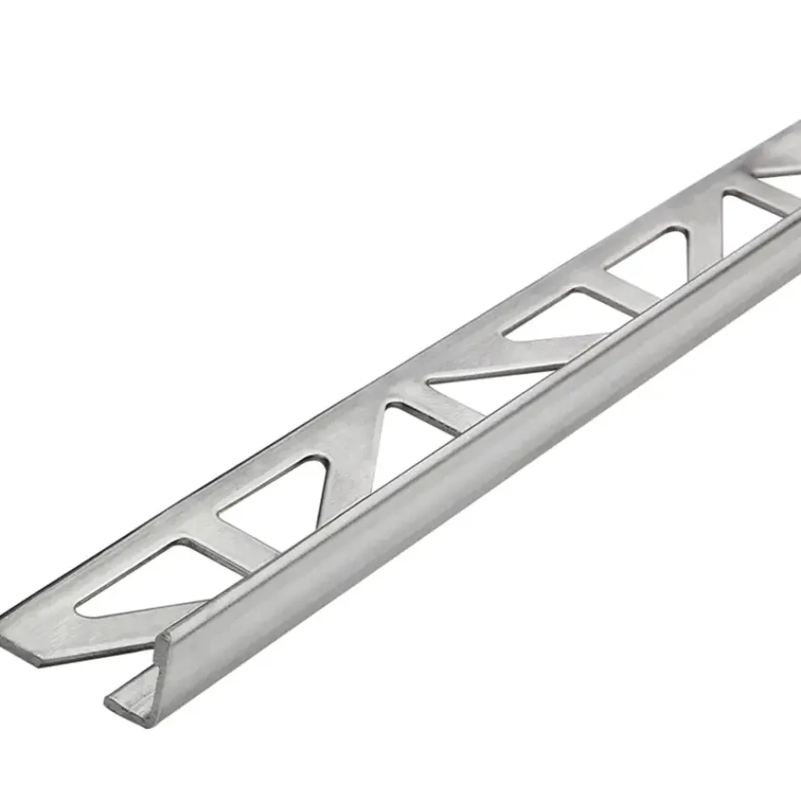 Geen Tegelprofiel haaks RVS 10 mm 300 cm
