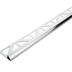 Geen Tegelprofiel kwartrond aluminium zilver Glans 10 mm 300 cm