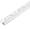 Geen Tegelprofiel kwartrond aluminium 8 mm 300 cm