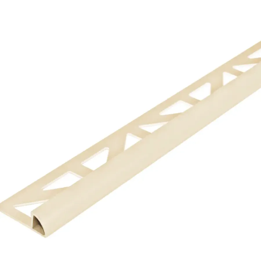 Geen Tegelprofiel kwartrond PVC jasmijn 10 mm 300 cm