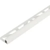 Geen Tegelprofiel kwartrond PVC wit 10 mm 300 cm