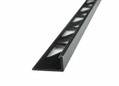 Maclean homestyling Tegelprofiel recht zwart kunststof 12,5 mm 270 cm