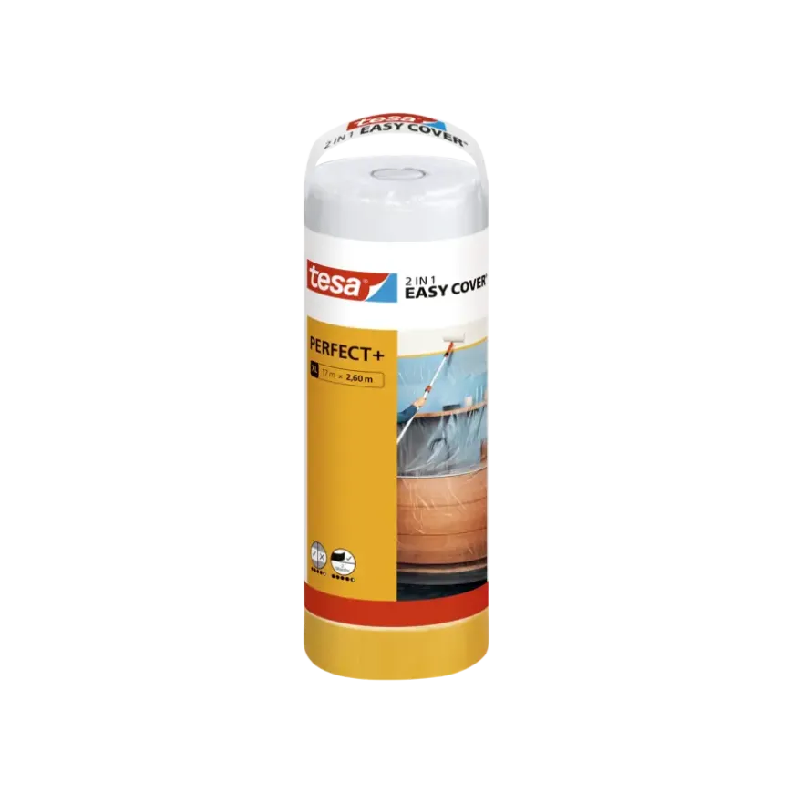 Tesa Easy Cover Perfect+ afdekfolie 17mx2,6m