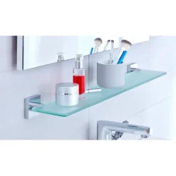Tesa Ekkro glazen planchet gesatineerd glas chroom