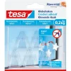 Tesa Klevende Haken voor Transparant & Glas 0,2 kg