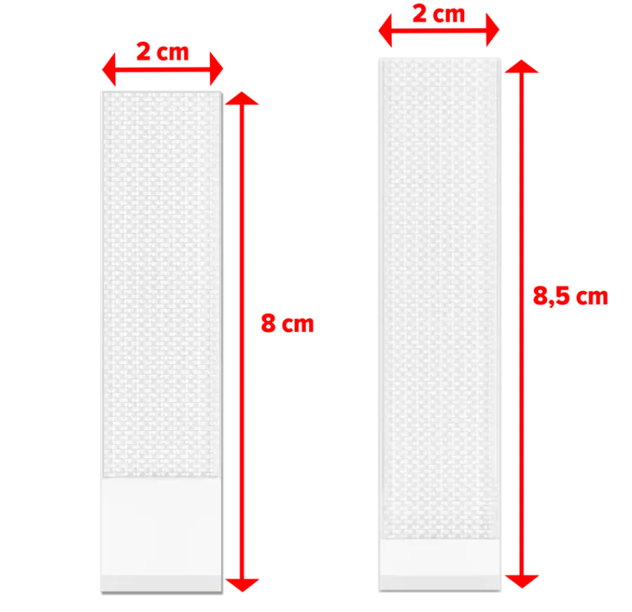 Tesa Powerstrips zelfklevende strip Click Combo 6x2 stuks Medium & 8x2 stuks Large