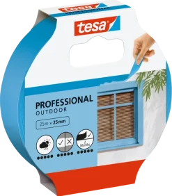 Tesa Professional Outdoor schilderstape blauw 25 mm x 25 m