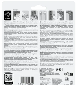 Tesa Tochtband E-profiel zelfklevend bruin 6m