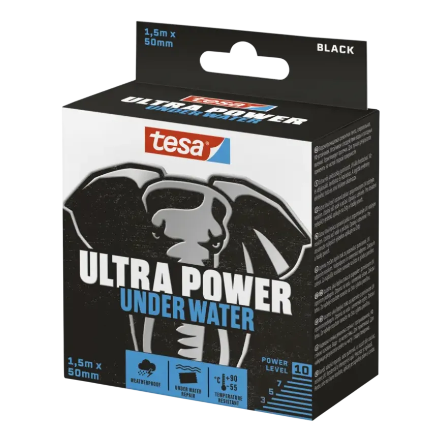 Tesa Ultra Power Under Water reparatietape 1,5 m x 50 mm