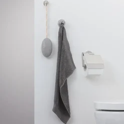 Tiger Boston toiletrolhouder met klep rvs
