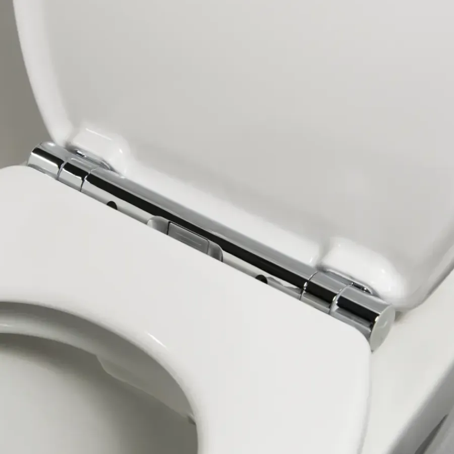 Tiger Boston wc bril wit/chroom met softclose en quick release