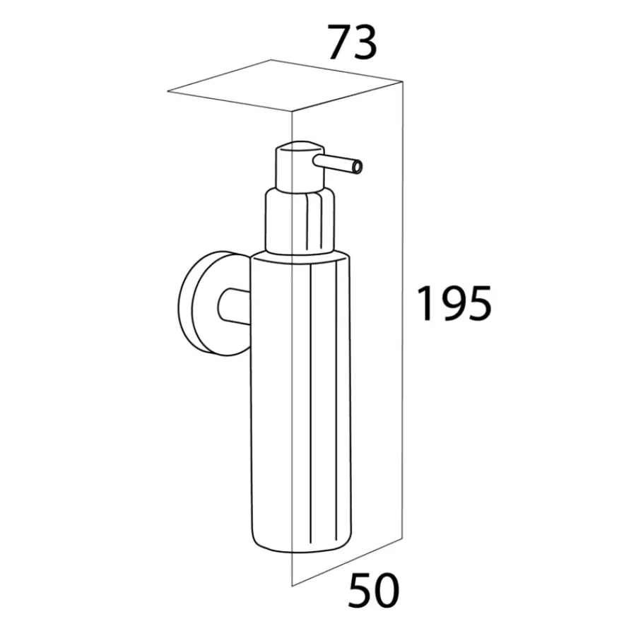 Tiger Boston zeepdispenser glans rvs