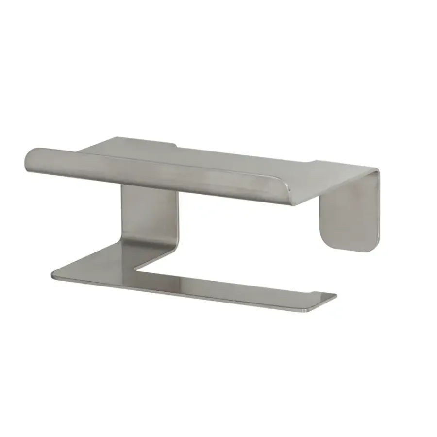 Tiger Colar toiletrolhouder met plateau RVS