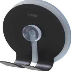 Tiger dubbele zuignap-haak Twin transparant/zwart