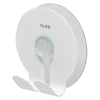 Tiger dubbele zuignap-haak Twin transparant/wit