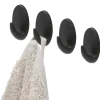 Tiger haak Baseline set van 4 zwart zelfklevend