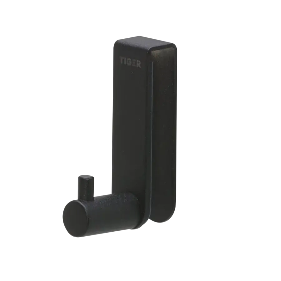 Tiger haak mat zwart voor douchecabine 6–8 mm