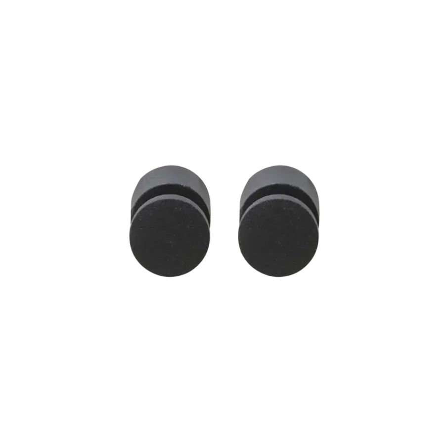 Tiger haken set van 2 Pico mat zwart RVS