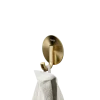 Tiger handdoekhaak geborsteld goud