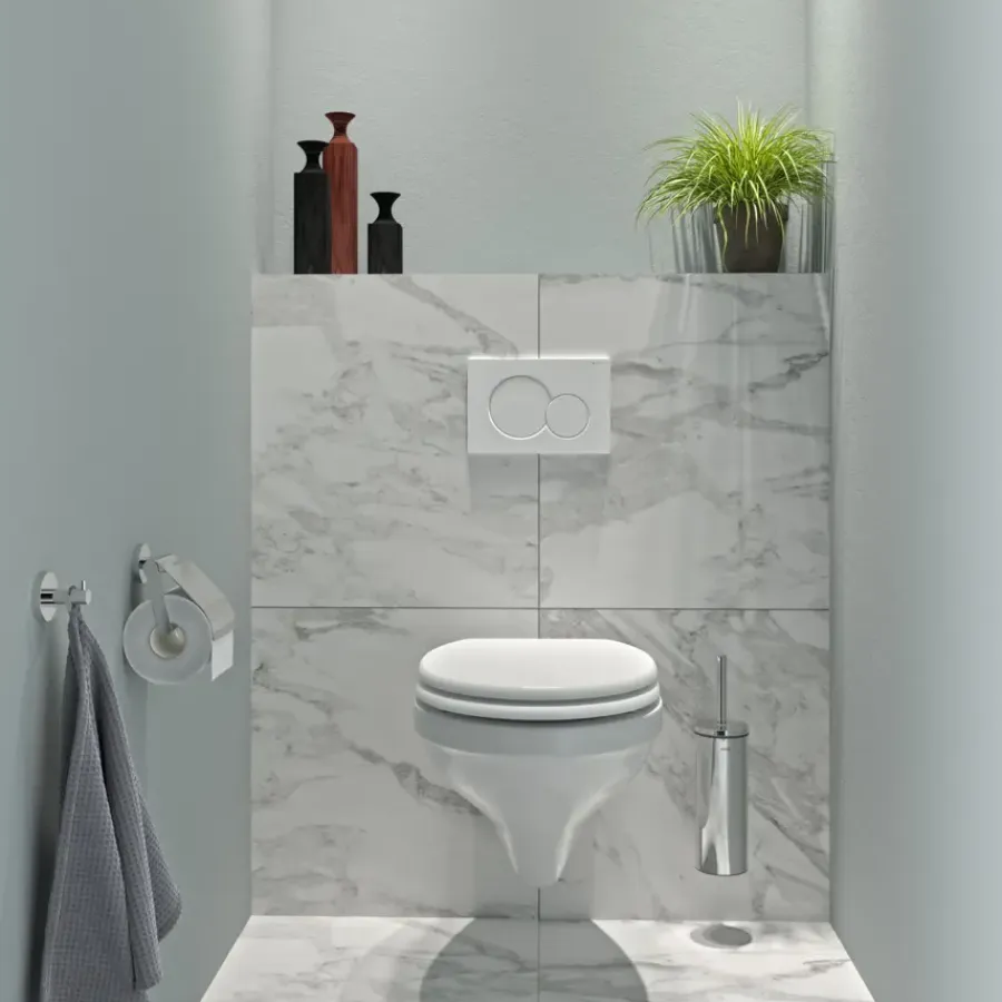 Tiger Mississippi wc bril wit met softclose en quick release