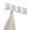 Tiger ophang haak Baseline Rectangle medium wit ABS set van 4
