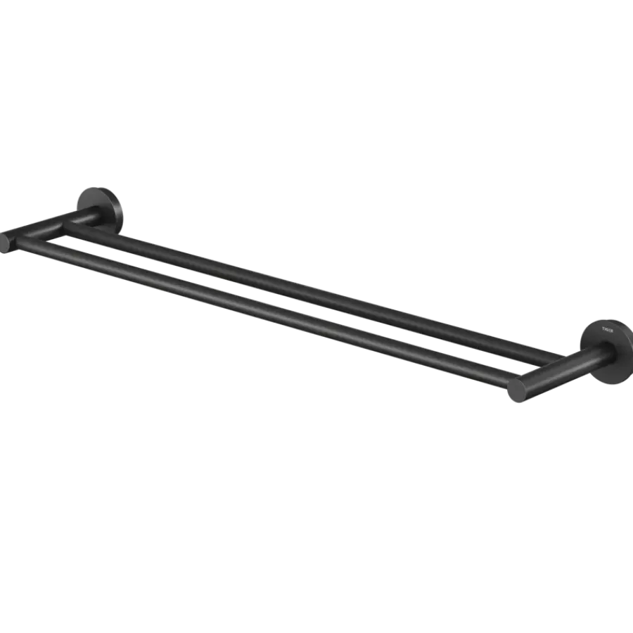 Tiger Orion Handdoekrek dubbel 60cm - Zwart