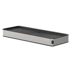 Tiger planchet Cooper 28 cm Zwart / RVS geborsteld