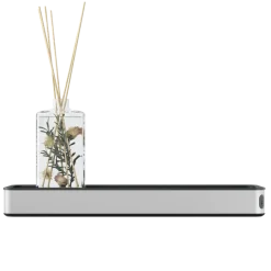 Tiger planchet Cooper 28 cm Zwart / RVS geborsteld