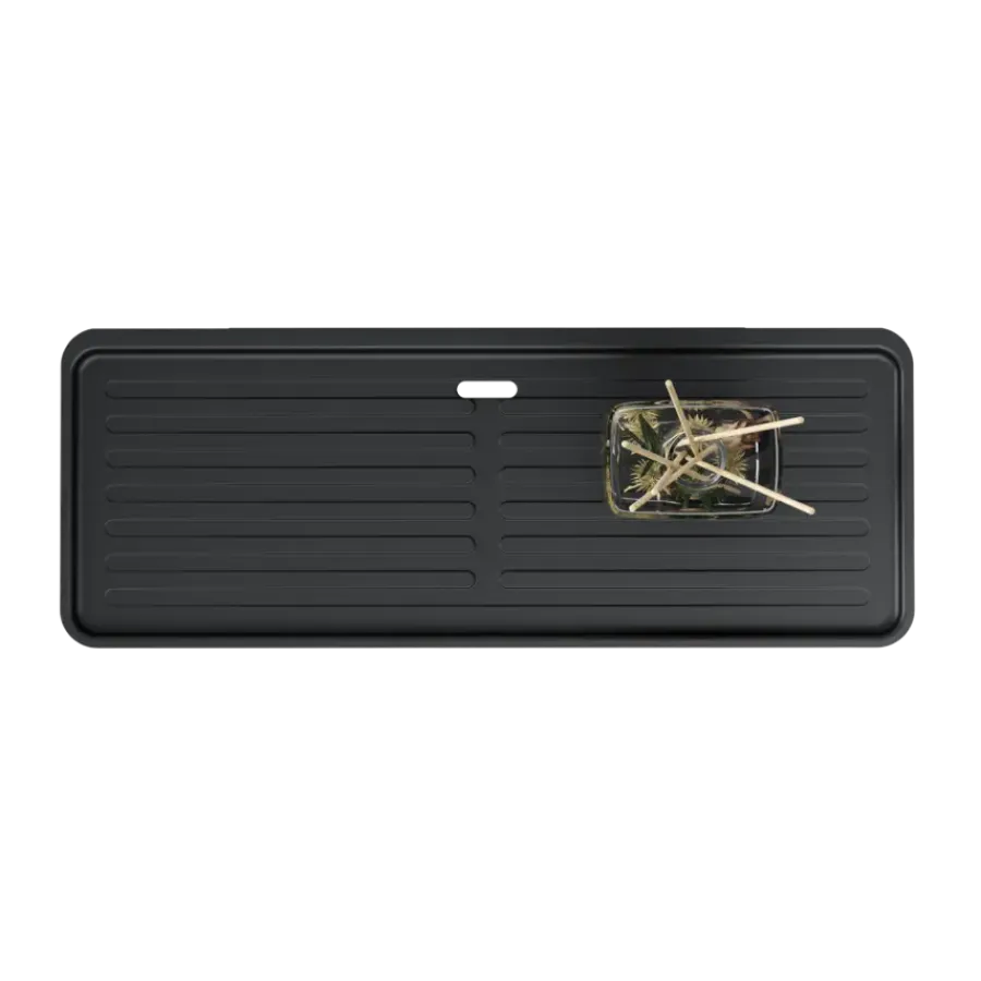 Tiger planchet Cooper 28 cm Zwart / RVS geborsteld