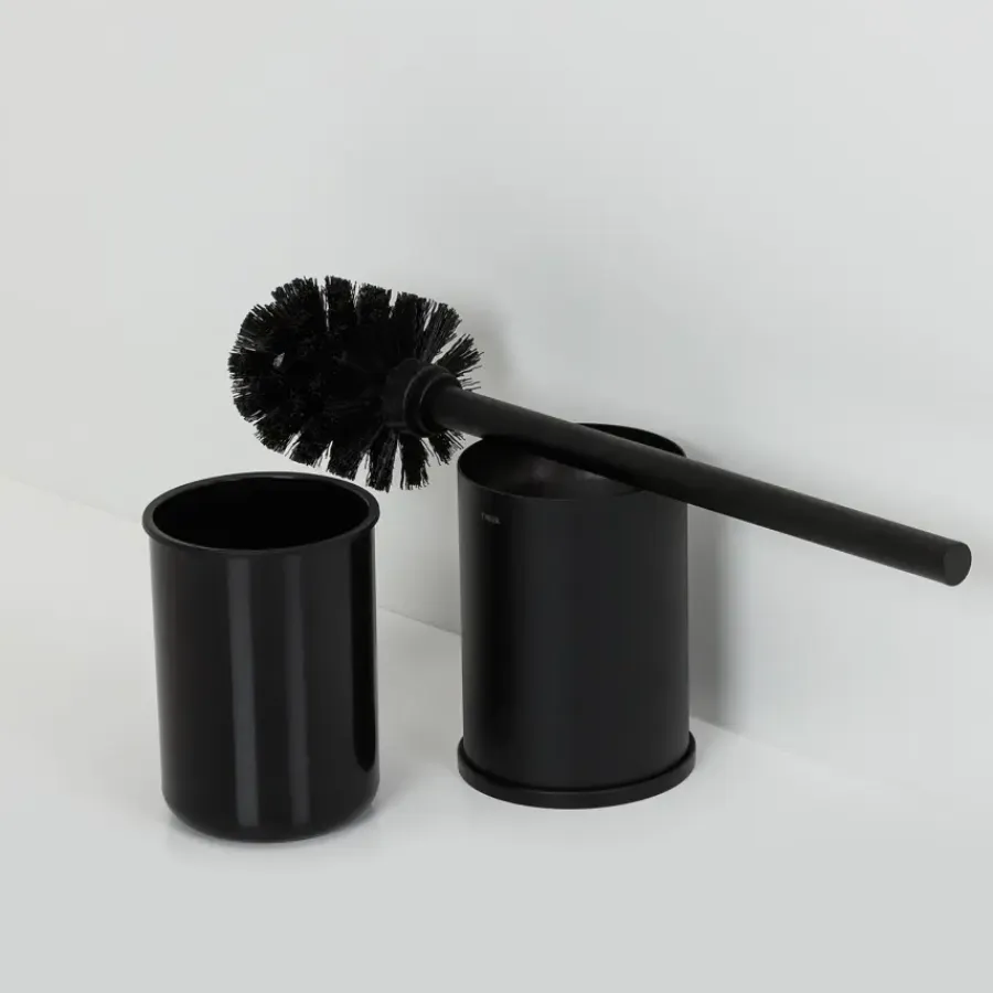 Tiger toiletborstelhouder Colar Staand Zwart