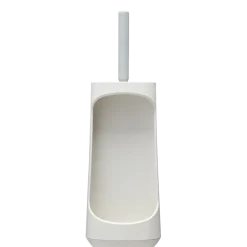 Tiger Toiletborstelhouder TESS met opbergfunctie vrijstaand en Swoop borstel flexibel wit/lichtgrijs