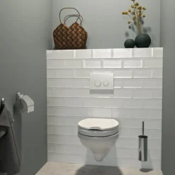 Tiger Toiletbril comfort care wit met deksel verhoogd