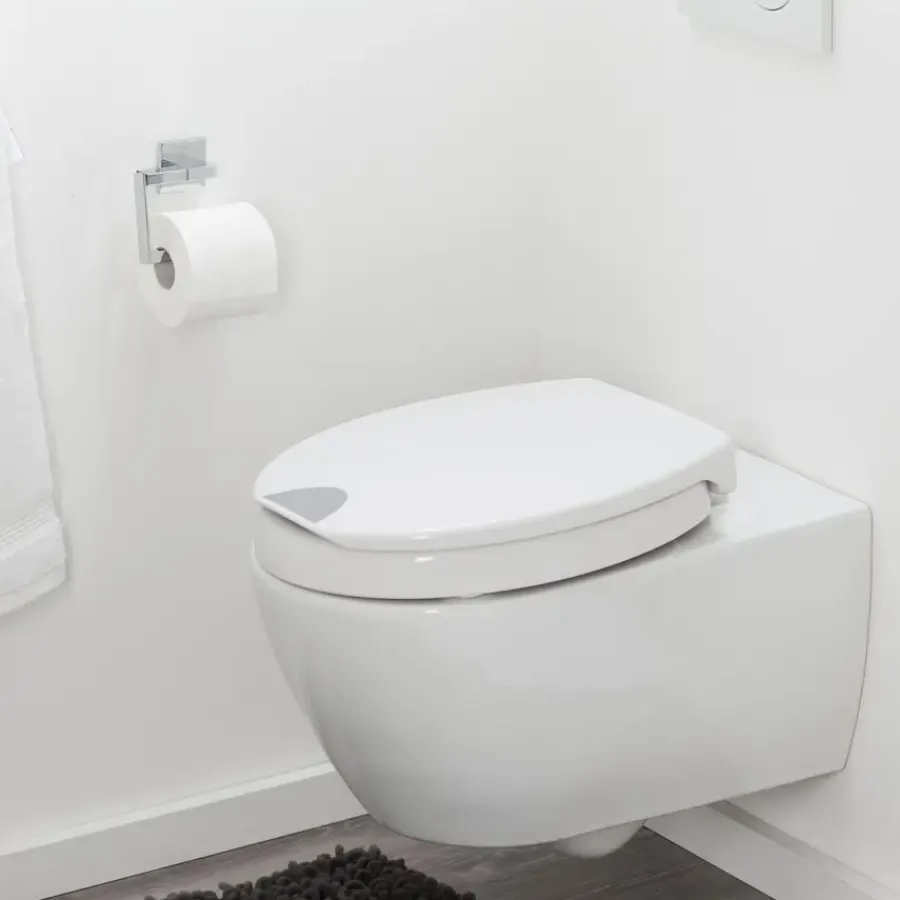 Tiger Toiletbril comfort care wit met deksel verhoogd