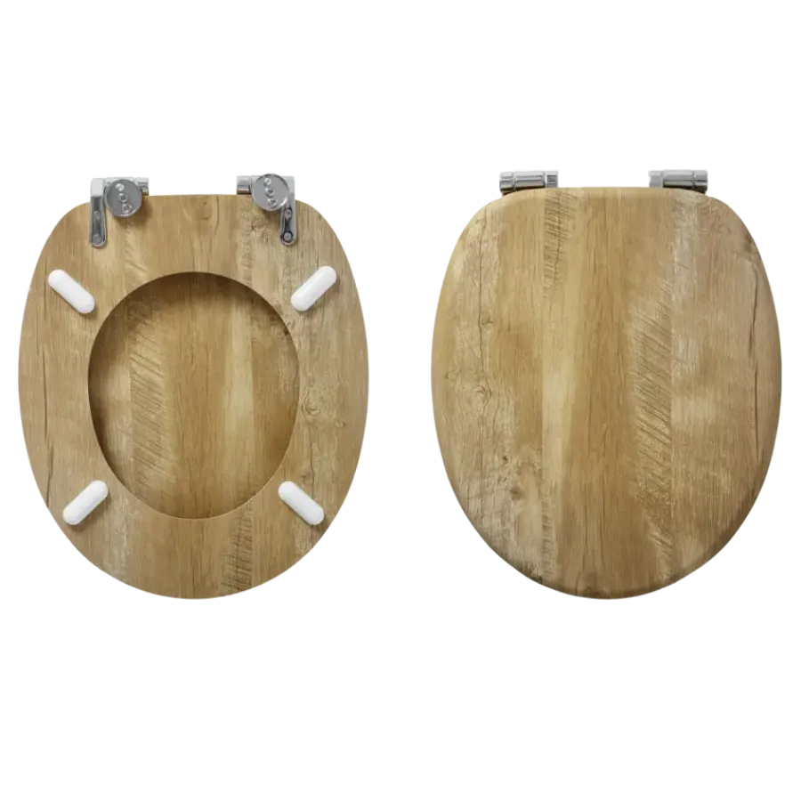 Tiger Toiletbril Hetta MDF Bruin met Softclose