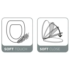 Tiger Toiletbril Hetta MDF Bruin met Softclose