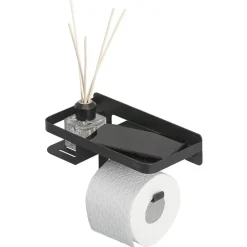 Tiger toiletrolhouder Caddy Zwart