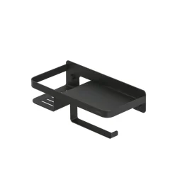 Tiger toiletrolhouder Caddy Zwart