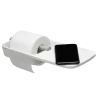 Tiger Toiletrolhouder TESS met planchet wit/lichtgrijs