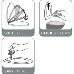 Tiger Ventura toiletbril softclose wit