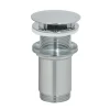 Tiger verlengde lavabo plug 1/4" van 30 tot 55 mm chroom
