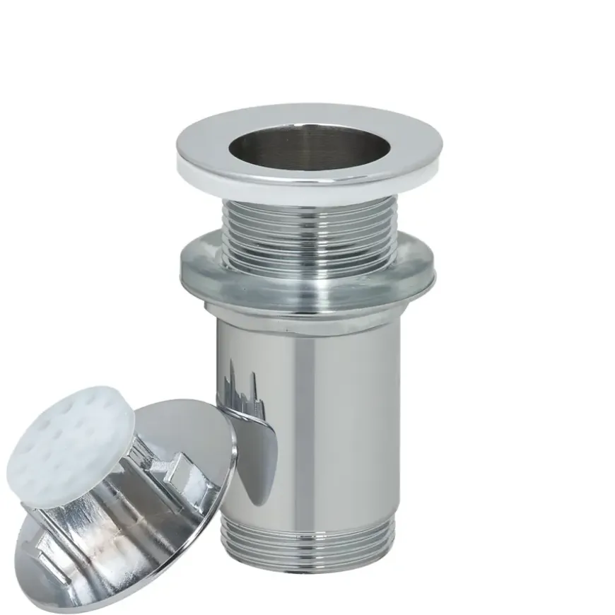 Tiger verlengde lavabo plug 1/4" van 30 tot 55 mm chroom