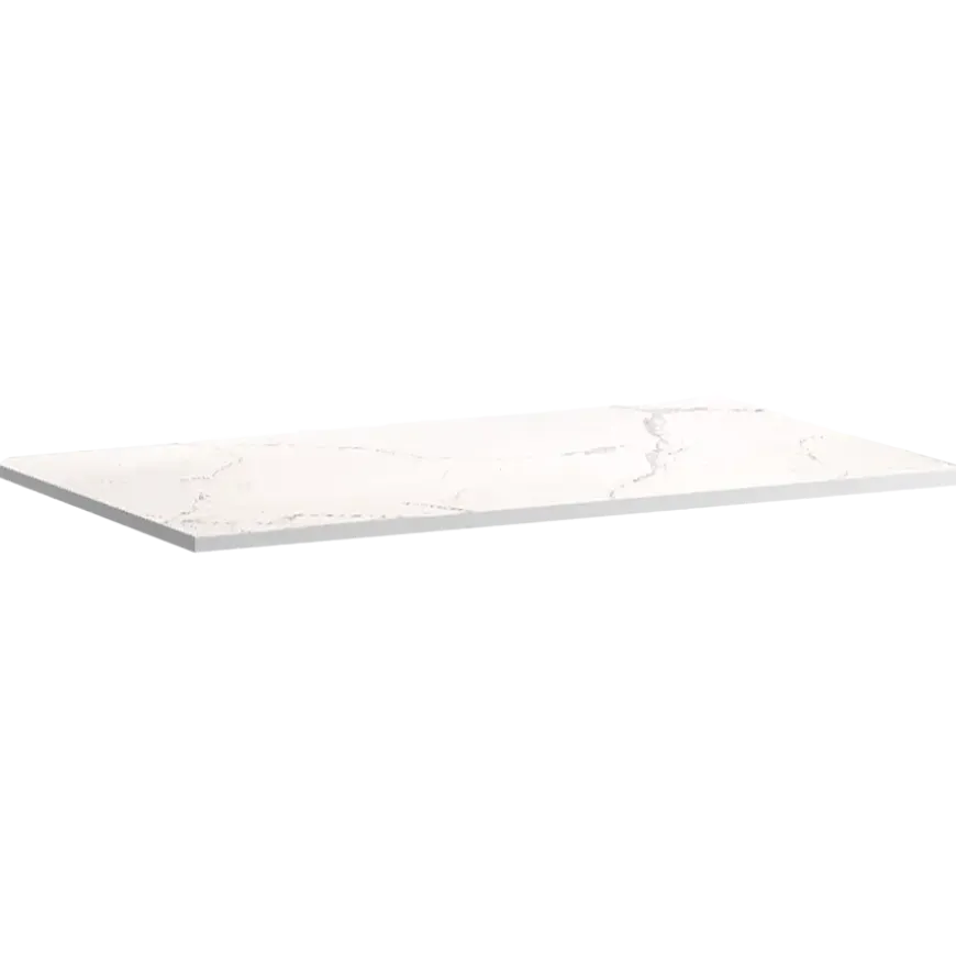 Tiger wastafelblad Nook wit marmer look 80,5 cm