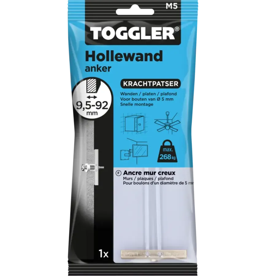Toggler hollewandanker M5