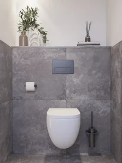 Toilet achterwand MDF 122 x 100 cm 15 mm vochtwerend
