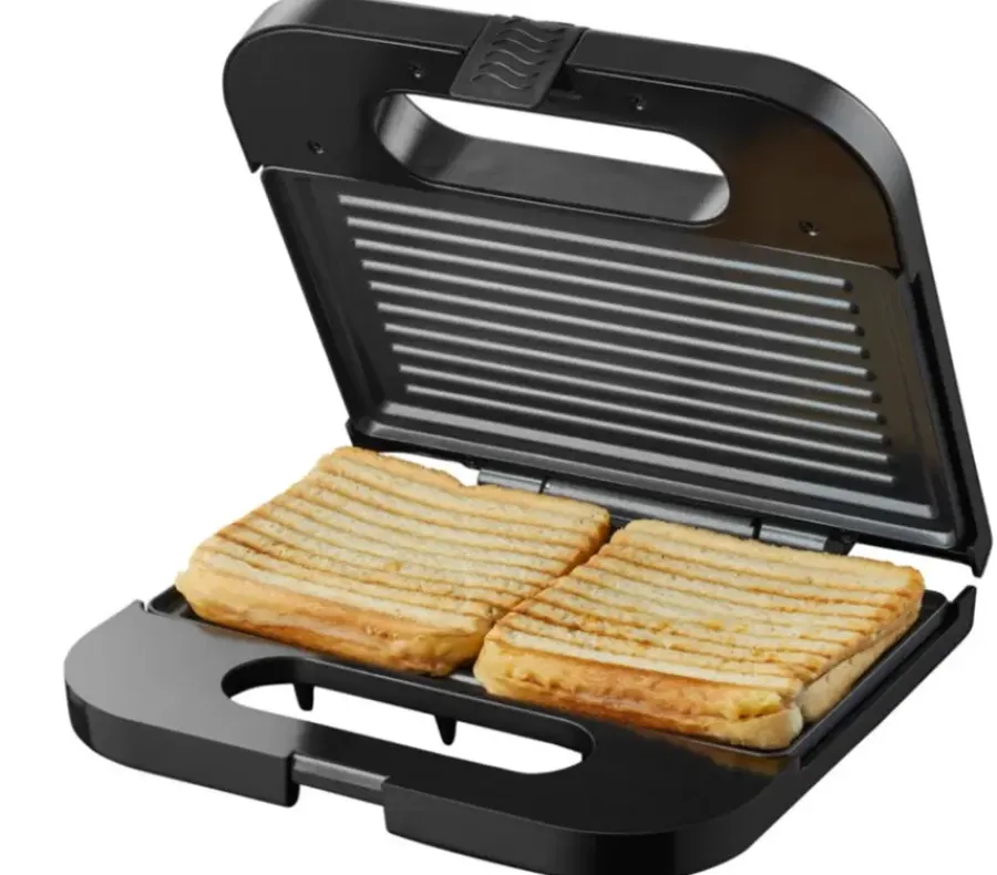 Inventum Tomado TGS2001S Tosti-ijzer Zwart/RVS