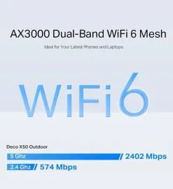 TP-Link Deco X50 Outdoor Mesh Wifi 6
