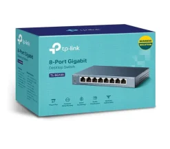 TP-Link 10/100/1000 Mbps Desktop switch met 8 aansluitingen TL-SG108